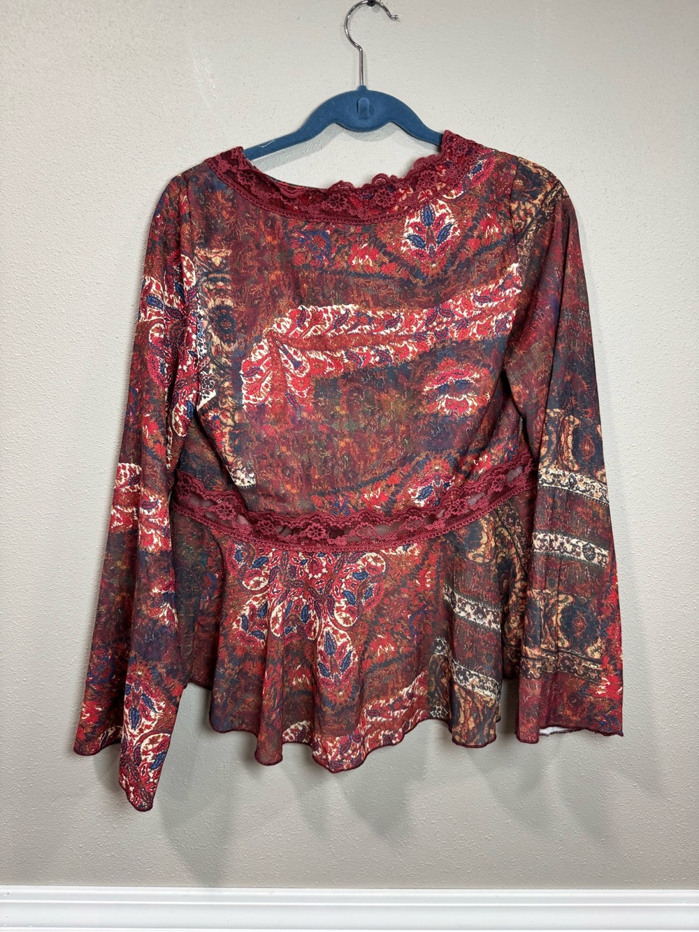 Gimmicks Front Tie Ruffle Top - Picture 8 of 10
